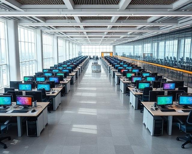 100+ seater large open office floor in Mohali